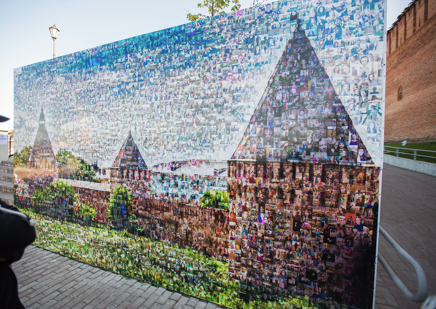 Фотомозаика для города