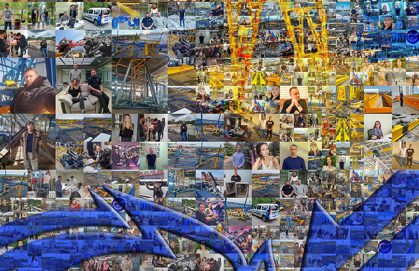 Фотомозаика для офиса